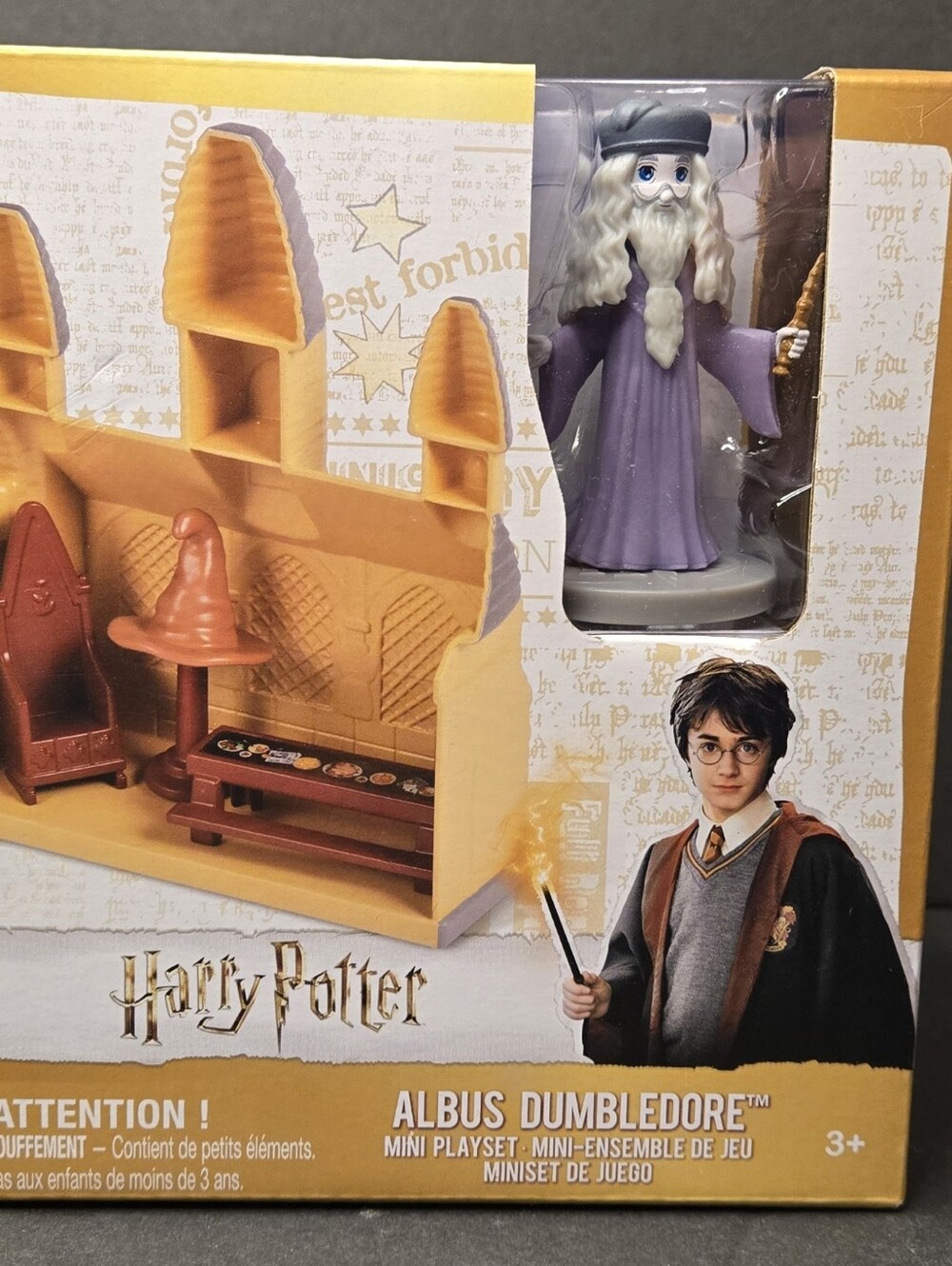 Harry Potter Albus Dumbledore Mini Figure Playset 6pcs Sorting Hat